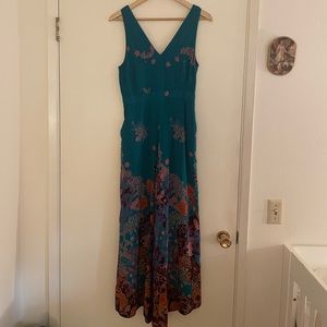 Anthropologie Maeve Boho Floral Print Jumpsuit | Size 6